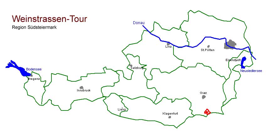 Radwege Landkarte Steiermark