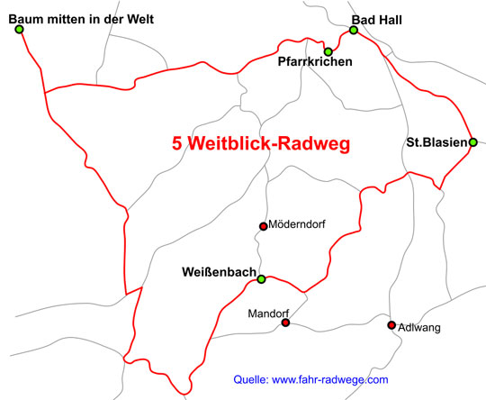 Weitblickradweg Oberoesterreich-Traunviertel