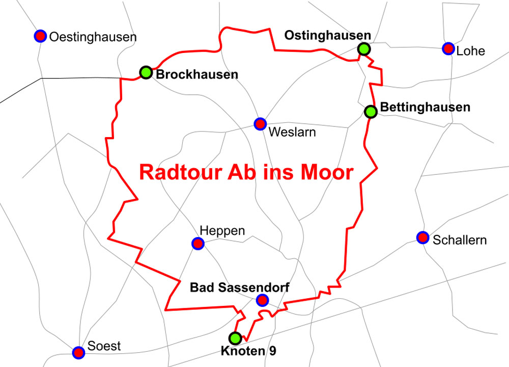 Radtour Ab ins Moor