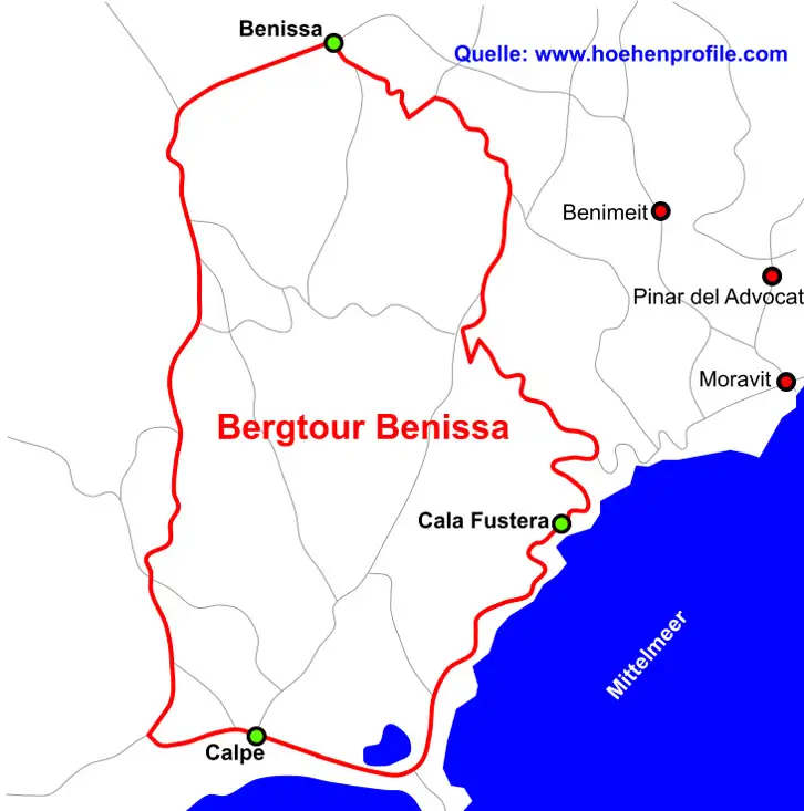 Bergtour Benissa