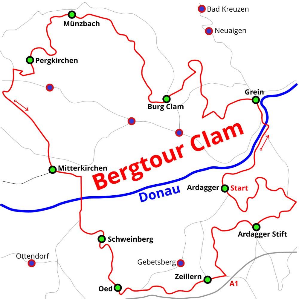 Bergtour Clam
