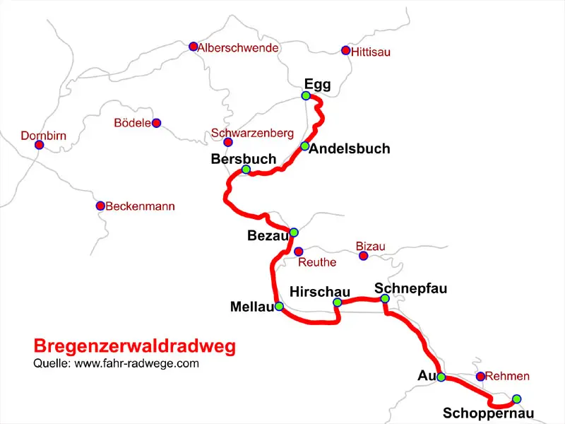 <leer>Bregenzerwaldradweg  