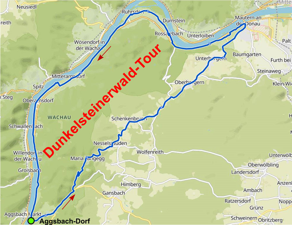 Radtour-Dunkelsteinerwald