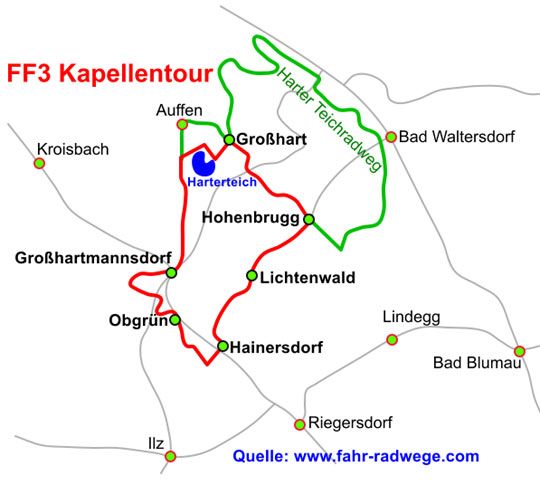 FF3 Kapellentour  Radwege Oststeiermark 