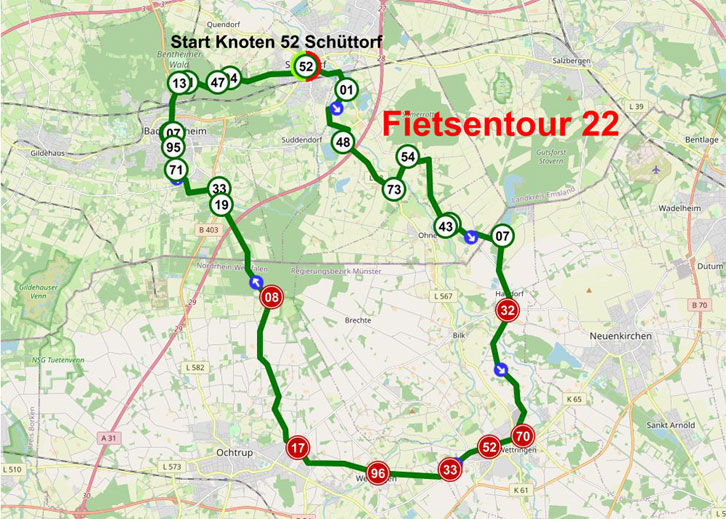 Fietsentour 22 