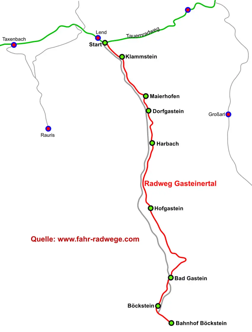   Gasteinertal-Radweg