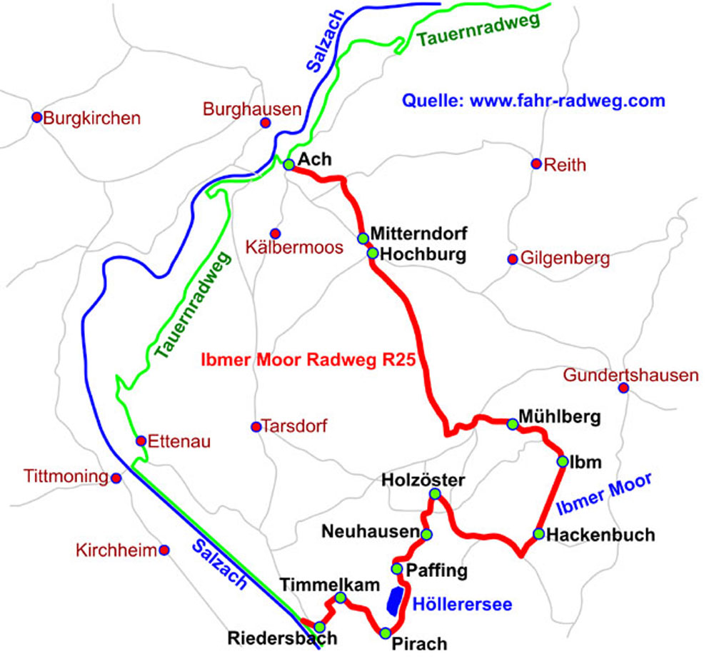 Ibmer Moor Radweg R25