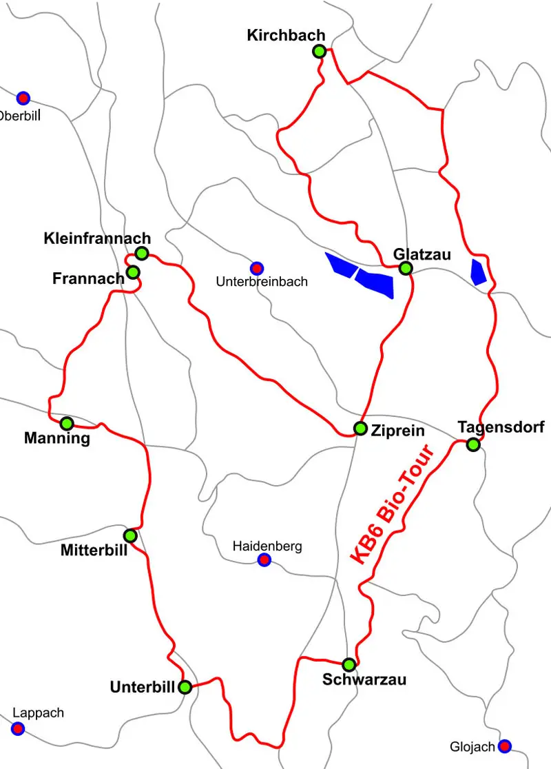 Bioradtour Kirchbach