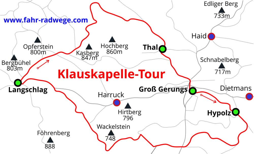 Radtour Klaus-Kapelle 