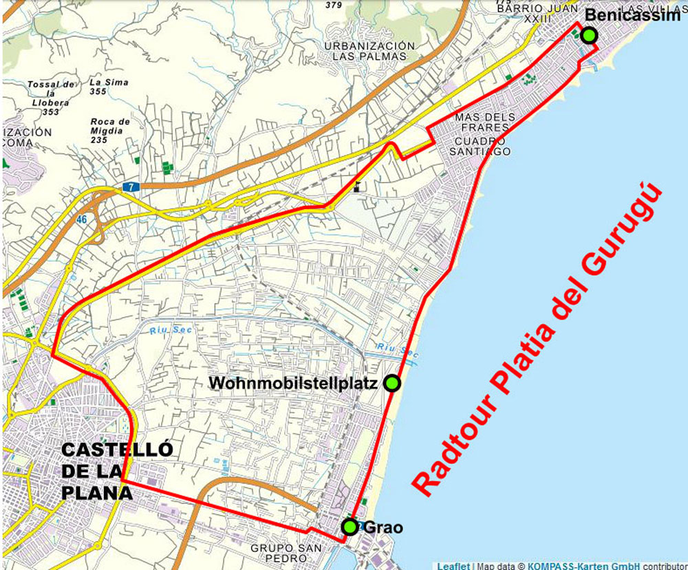 Radtour Platia del Gurug&uacute; 