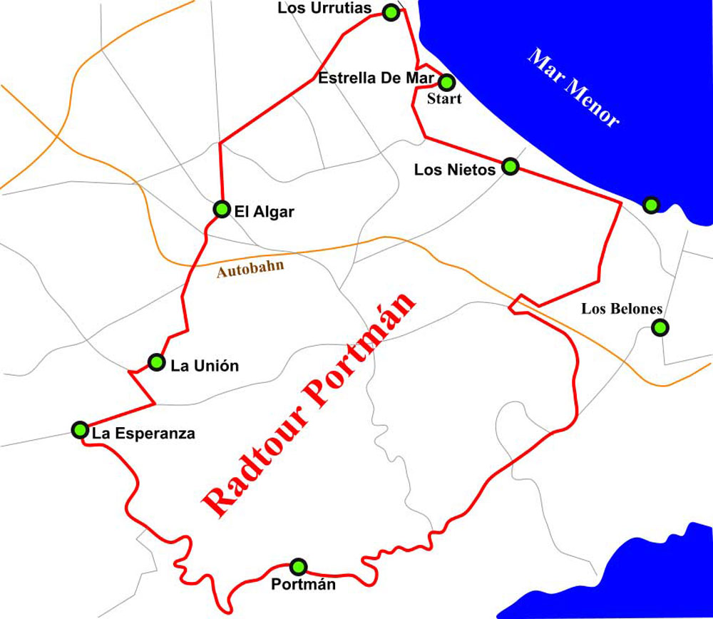 Radtour Portm&aacute;n 
