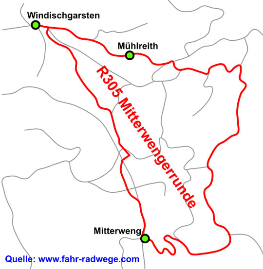 R305 Radweg Oberoesterreich
