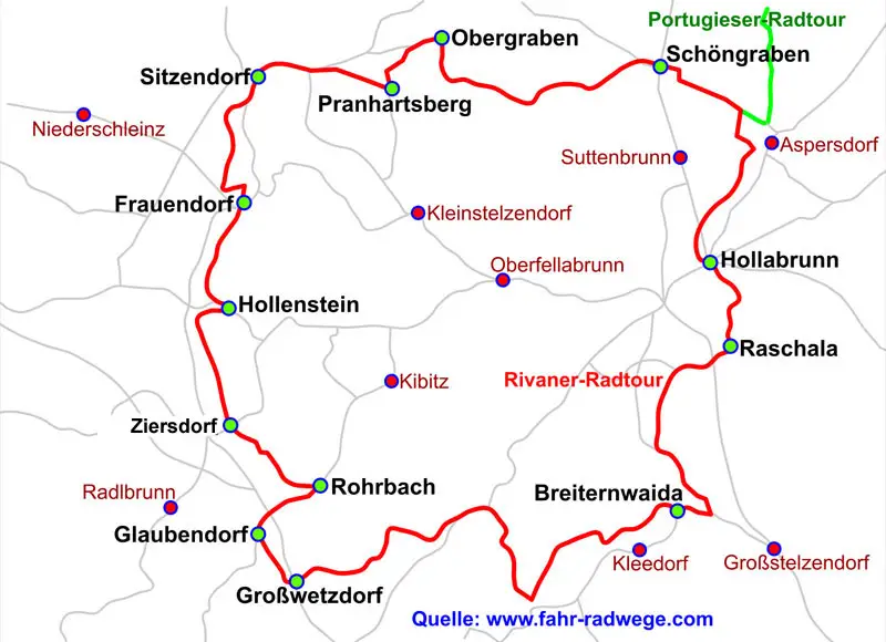 Rivaner Radweg Niederoesterreich