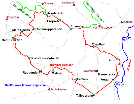 Traminer Radweg Niederoesterreich