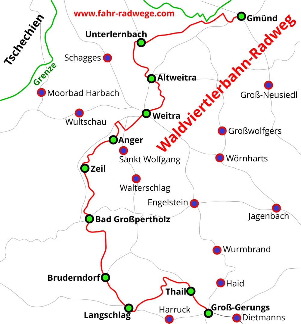 Waldviertlbahn-Radweg