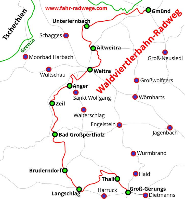 Waldviertlbahn-Radweg
