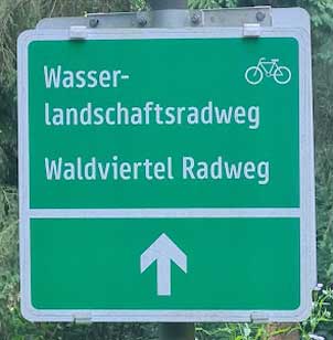 Wasserlandschafts-Radweg